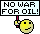 No war for oil